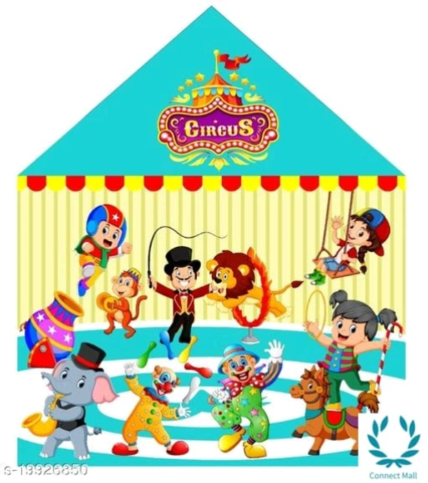  Studio Circus House Kids Tent - Free Size,  Multicolor, Poly Cotton, Tent, MultiPack :1